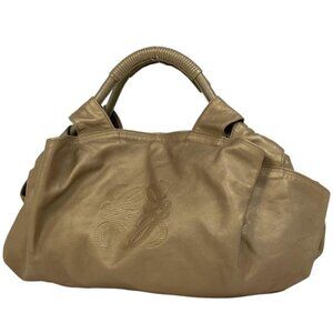Loewe Nappa Aire Anagram Handbag Leather Gold